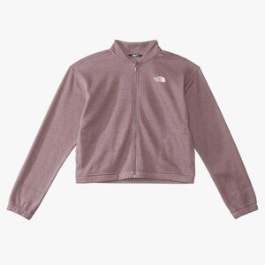 THE NORTH FACE Girls Cozy Dream Fleece Full Zip Jacket - Fawn Grey Heather